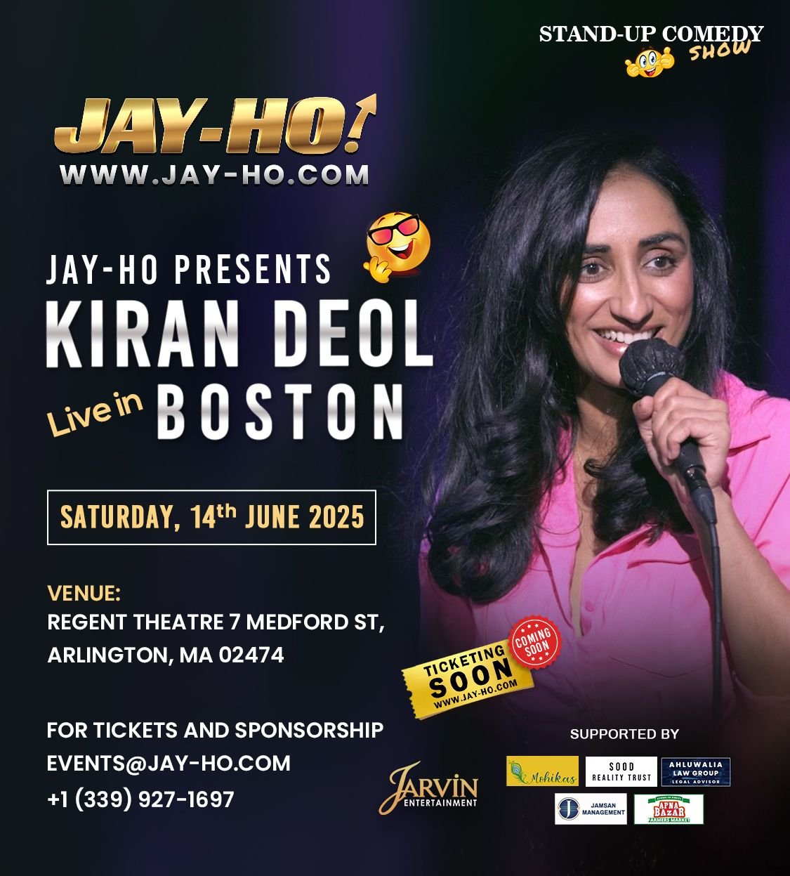 Kiran Deol Live in Boston