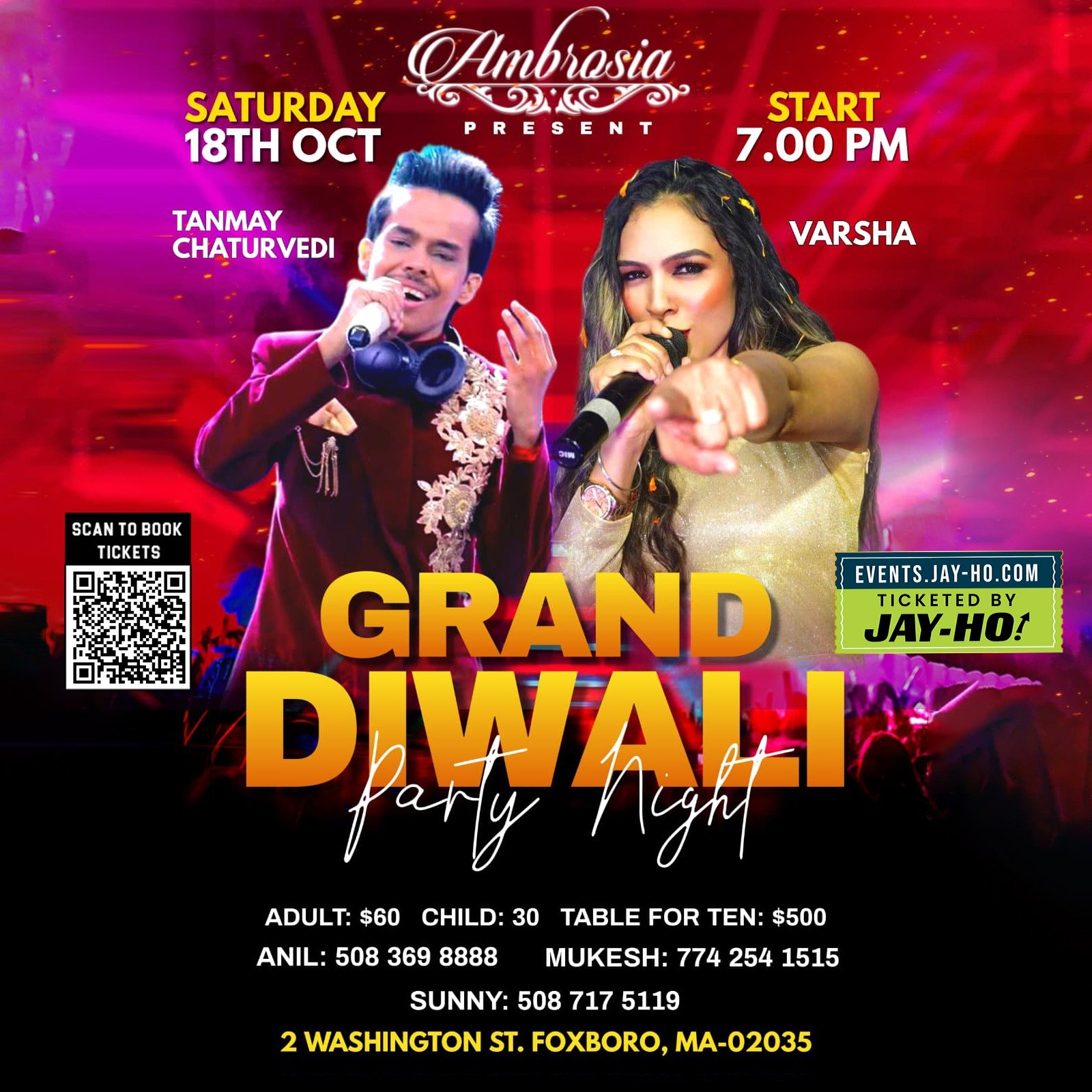 Grand Diwali Party Night – Presented by Ambrosia