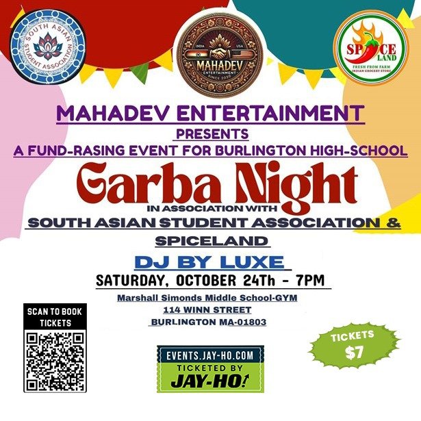 Garba Night 2026 – Fundraising Navratri Celebration | Burlington, MA
