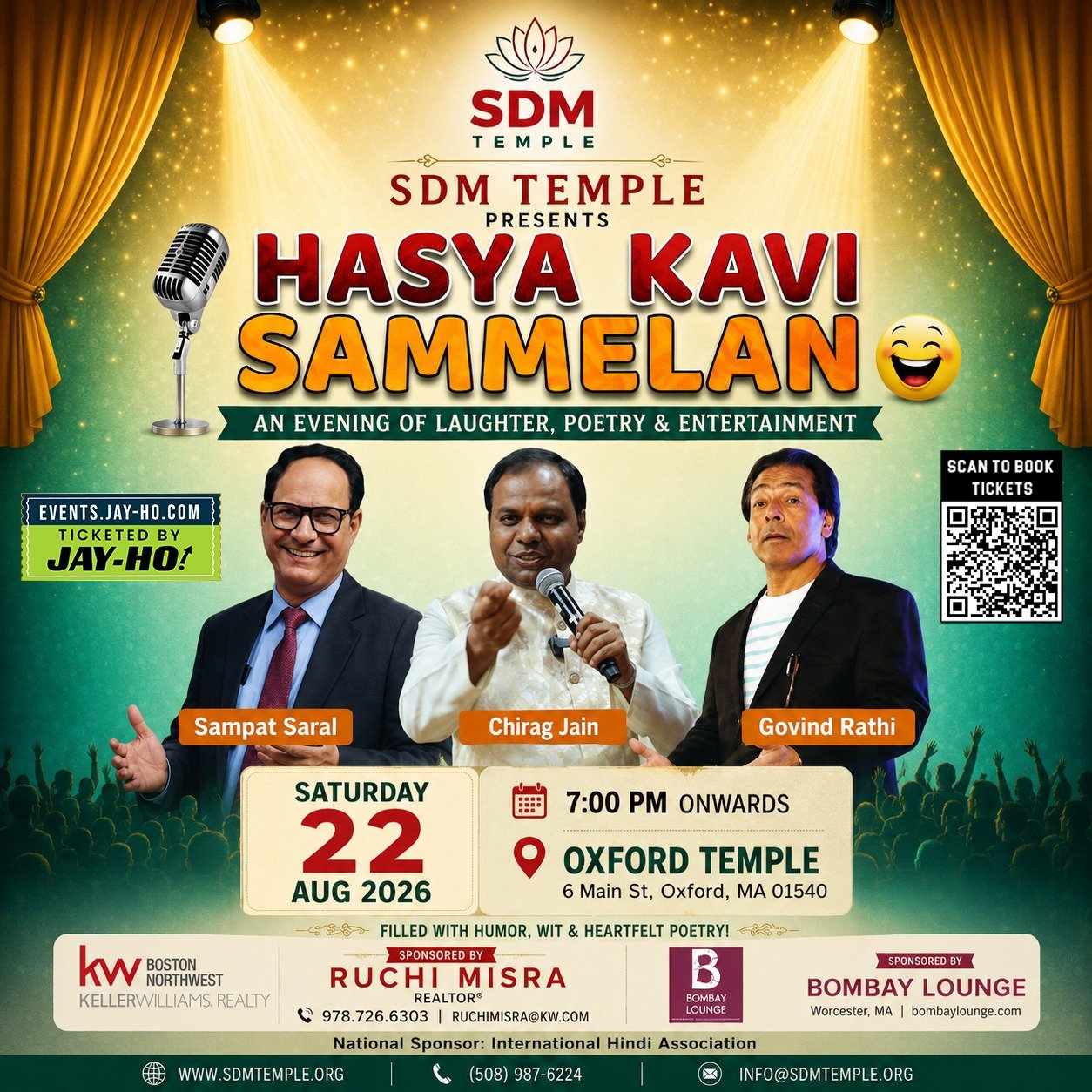 Hasya Kavi Sammelan Live in Oxford, MA